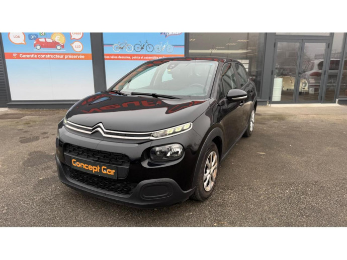 CITROEN C3 1.2 PureTech 83cv Feel Pack + Radar AR + Sieges AV Chauff + Bi-ton + Decor de toit + NEUF 0KM